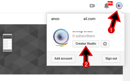 how to open a youtube channel