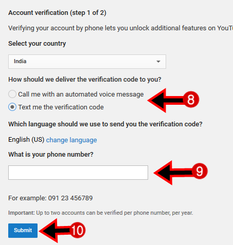 how to open youtube account