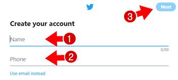 Twitter Account कैसे बनाये