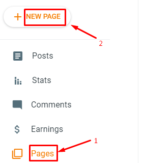 about us page कैसे बनाये