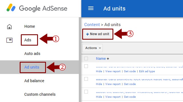 google adsense blog me kaise lagaye