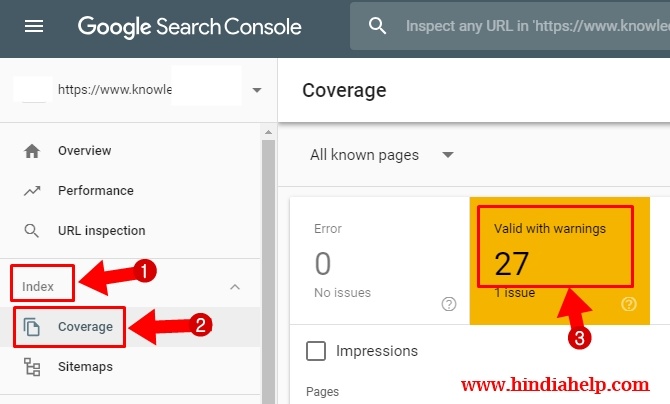 Index Coverage Issue कैसे Fix करे