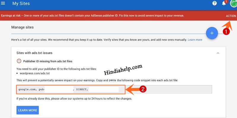 गूगल एड्सेंस ads.txt फाइल कैसे फिक्स करे