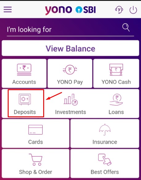 yono par fd kaise open kare